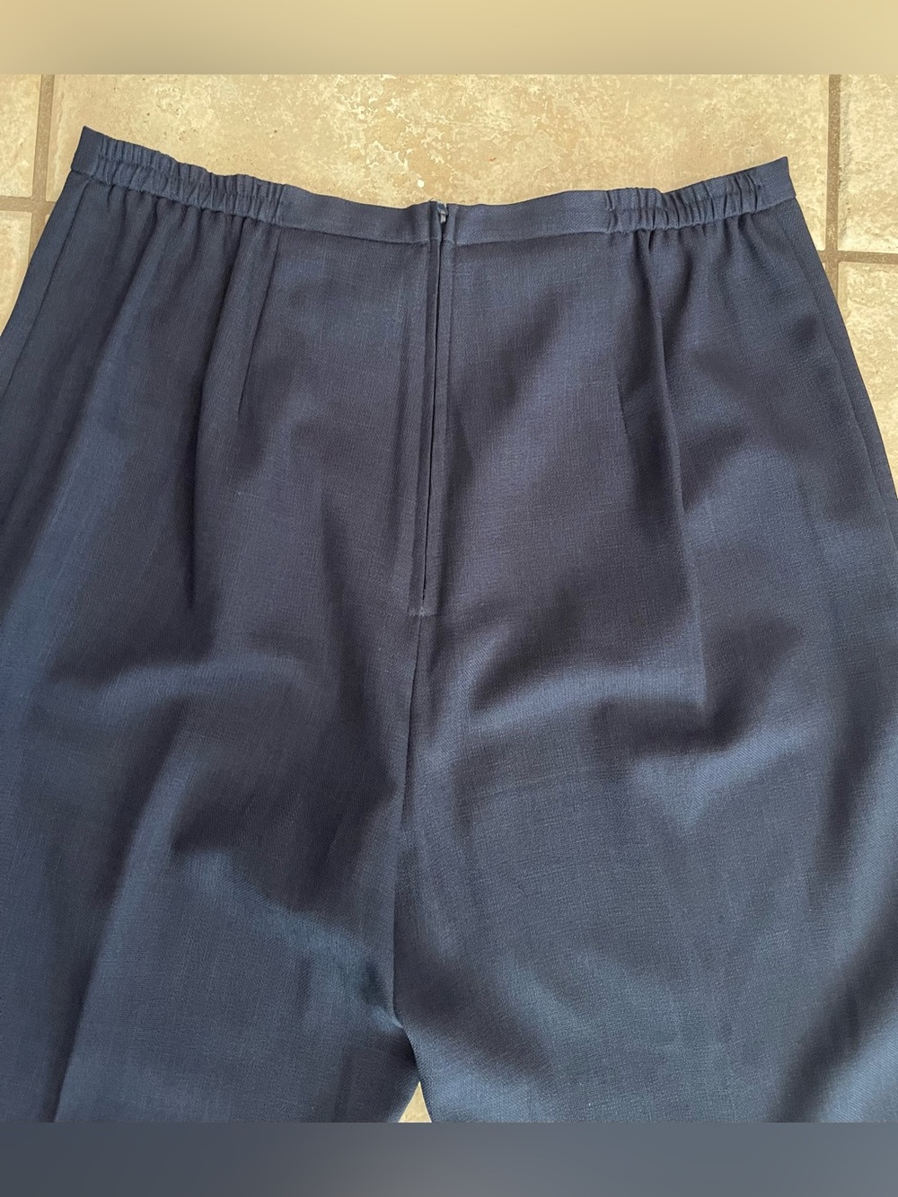 VTG Perceptions Lime Green, Navy, & White Three-Piece Pant Suit, Size 12P - Picture 15 of 16